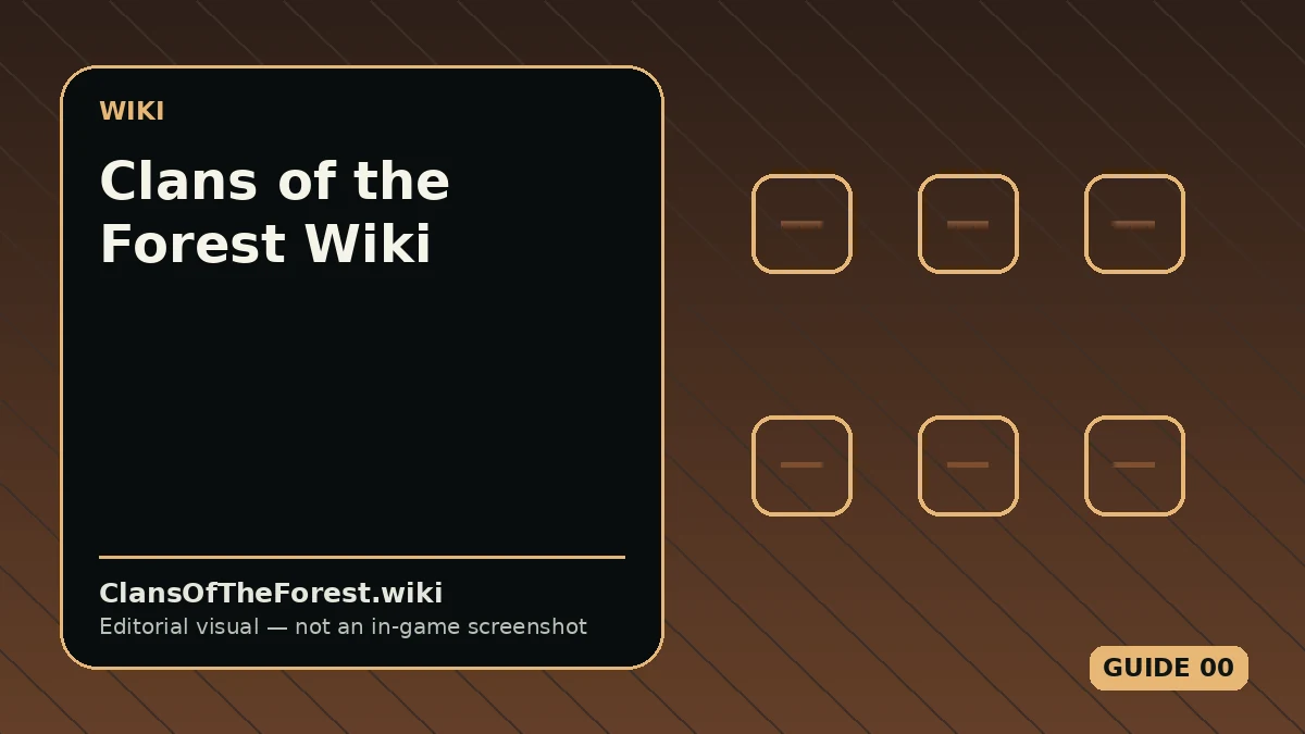 ClansOfTheForest.wiki editorial overview visual